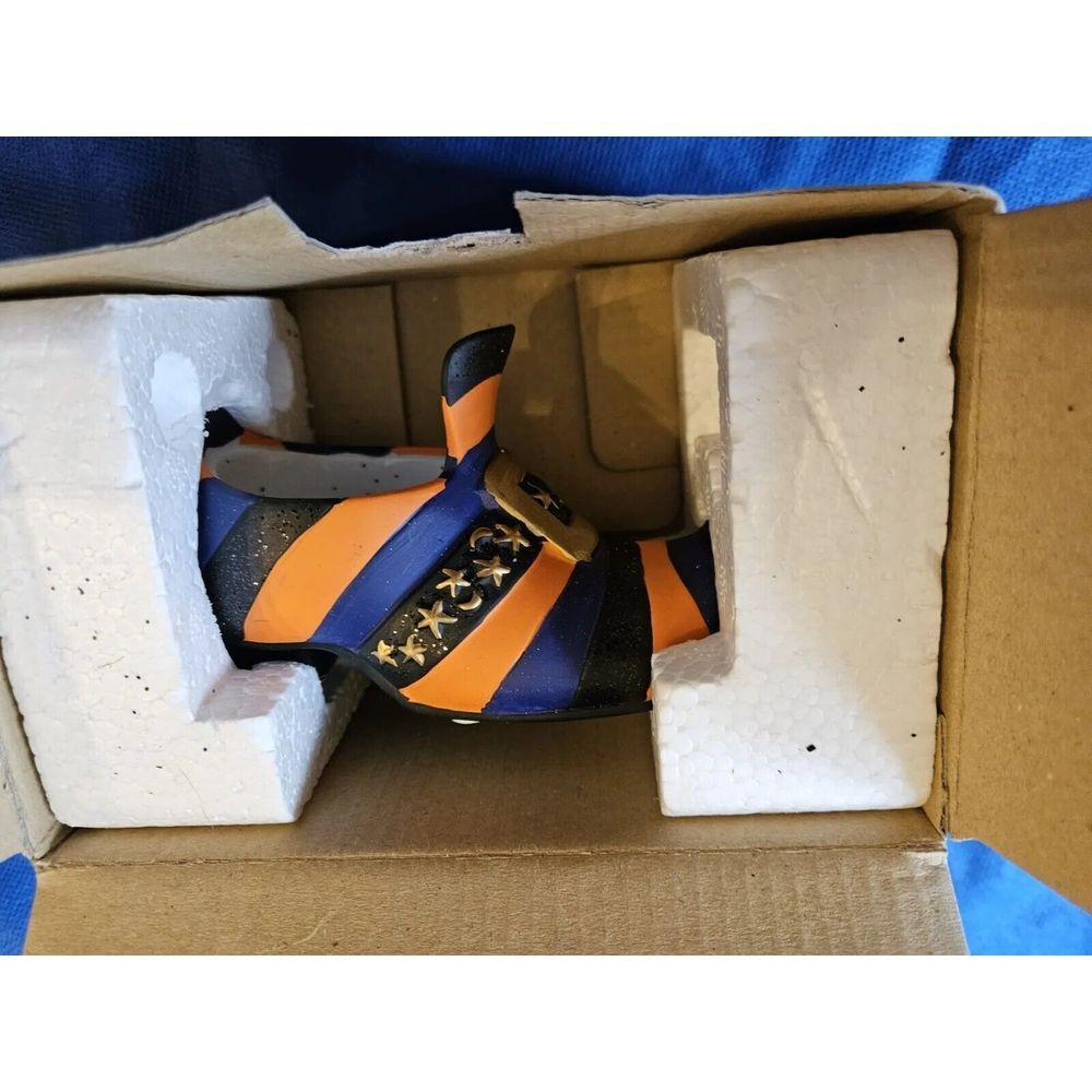 Partylite Witch Shoe P8213 Tea Light Halloween Votive Holder New - Picture 2 of 8